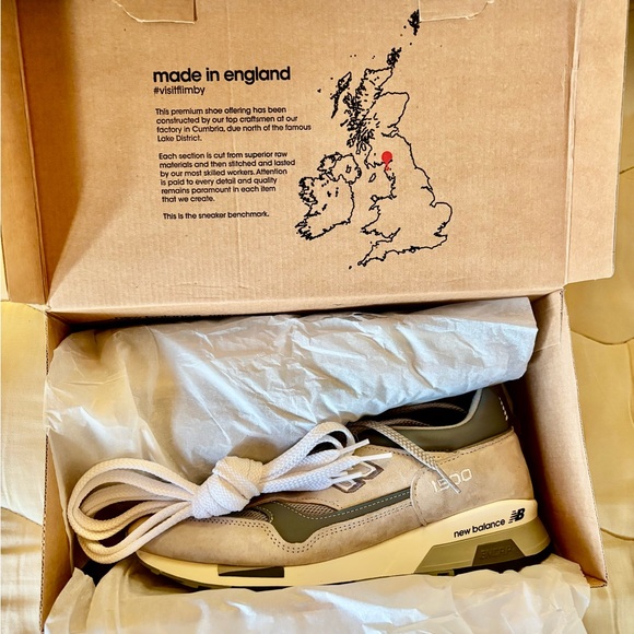 Pristine - New Balance 1500 Made In England Classic Pack Grey - M1500PGL - 7.5 - Picture 15 of 16